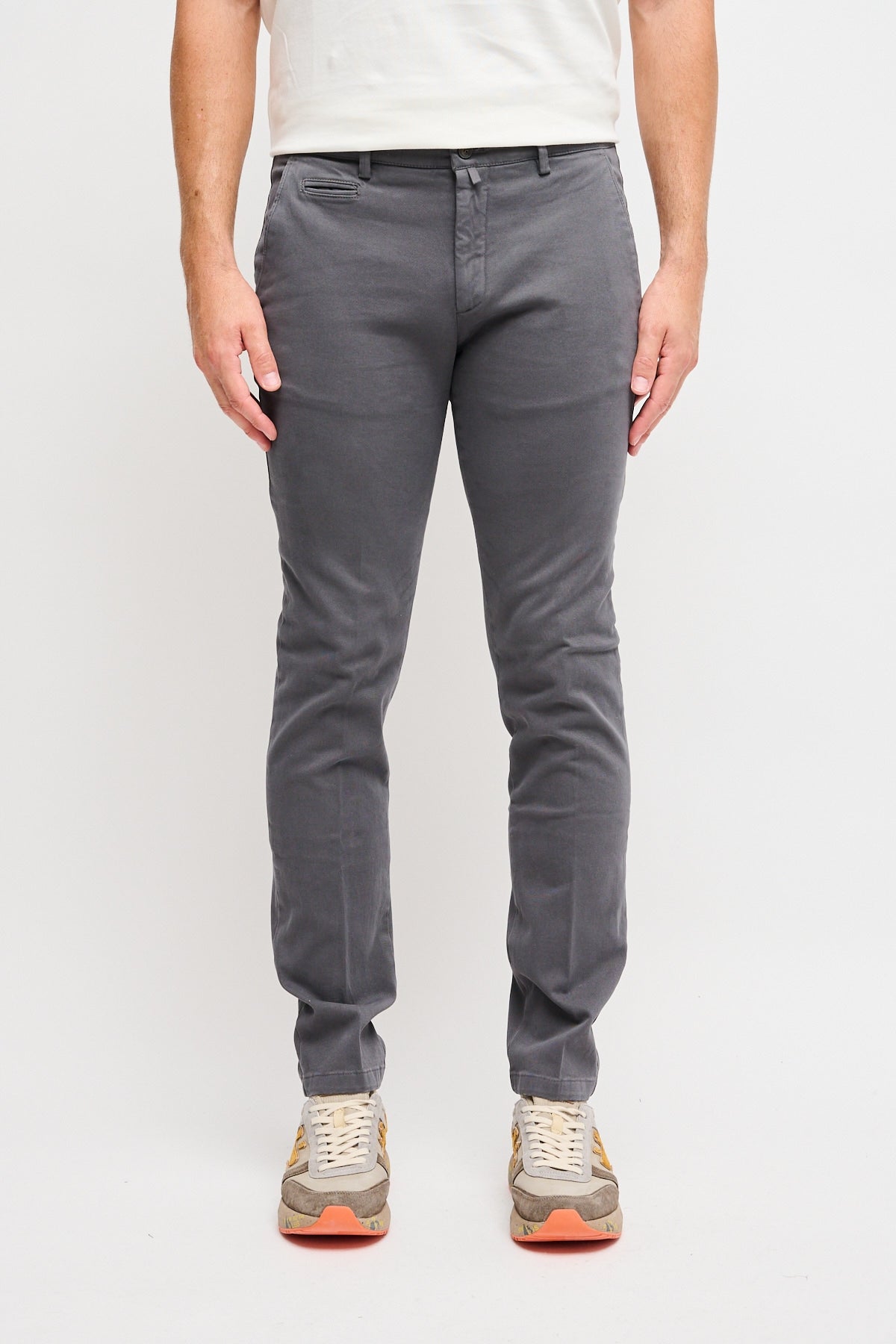 Pantalone BG05 in cotone Grigio