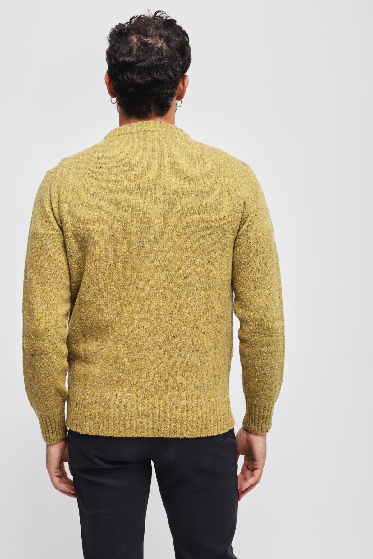 Girocollo Moulinè Giallo