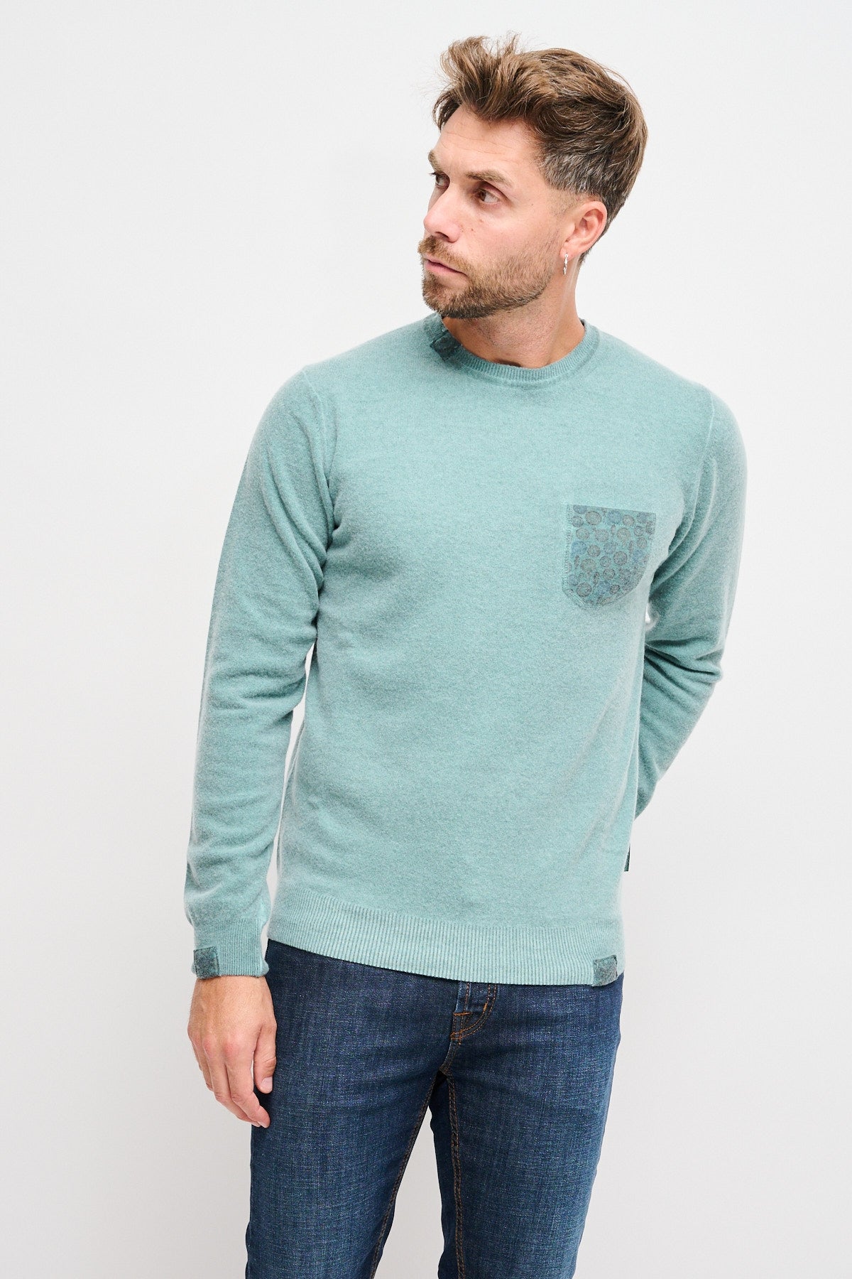 Girocollo Bath Verde Acqua