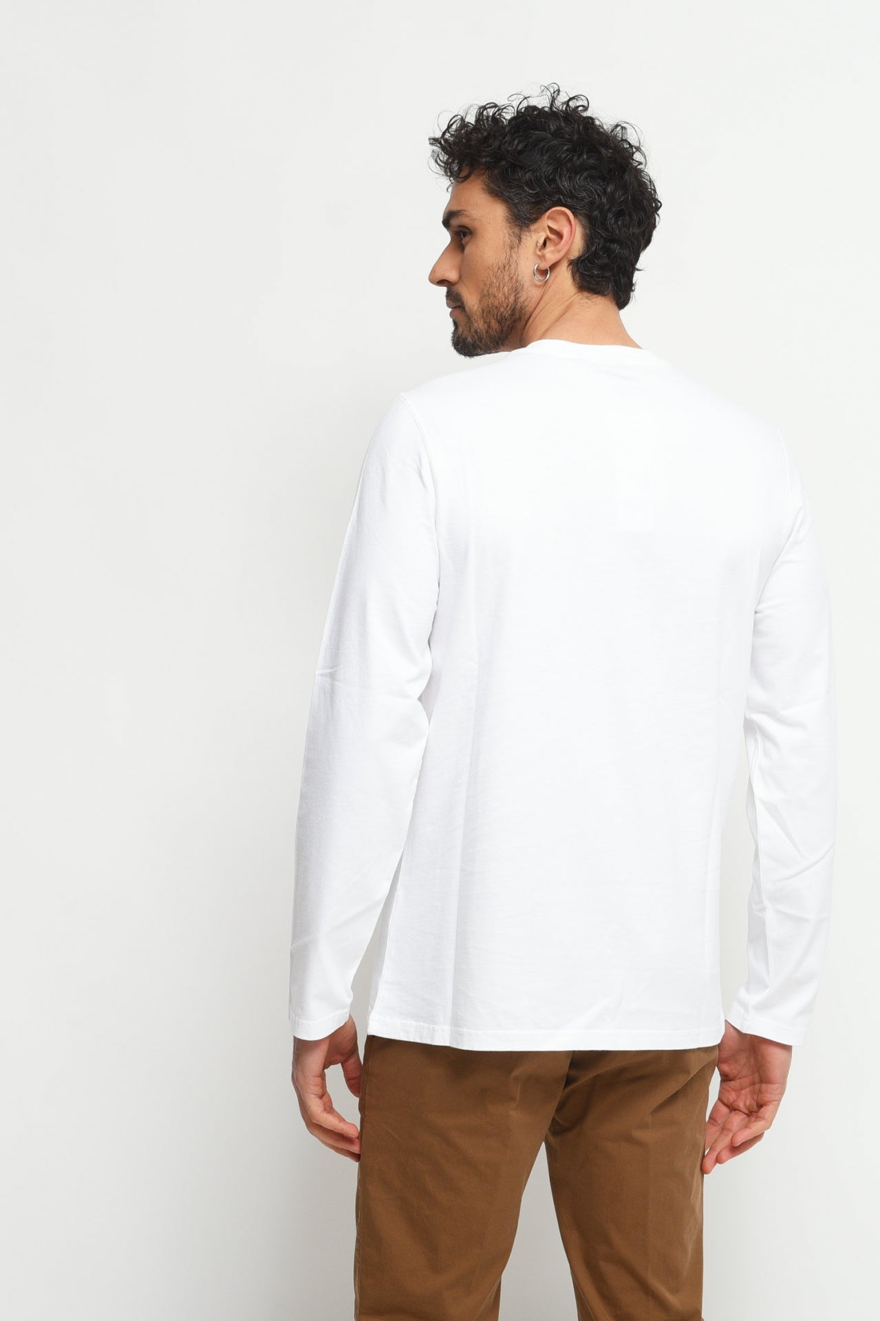 T-shirt Holbeck con tasca Bianco