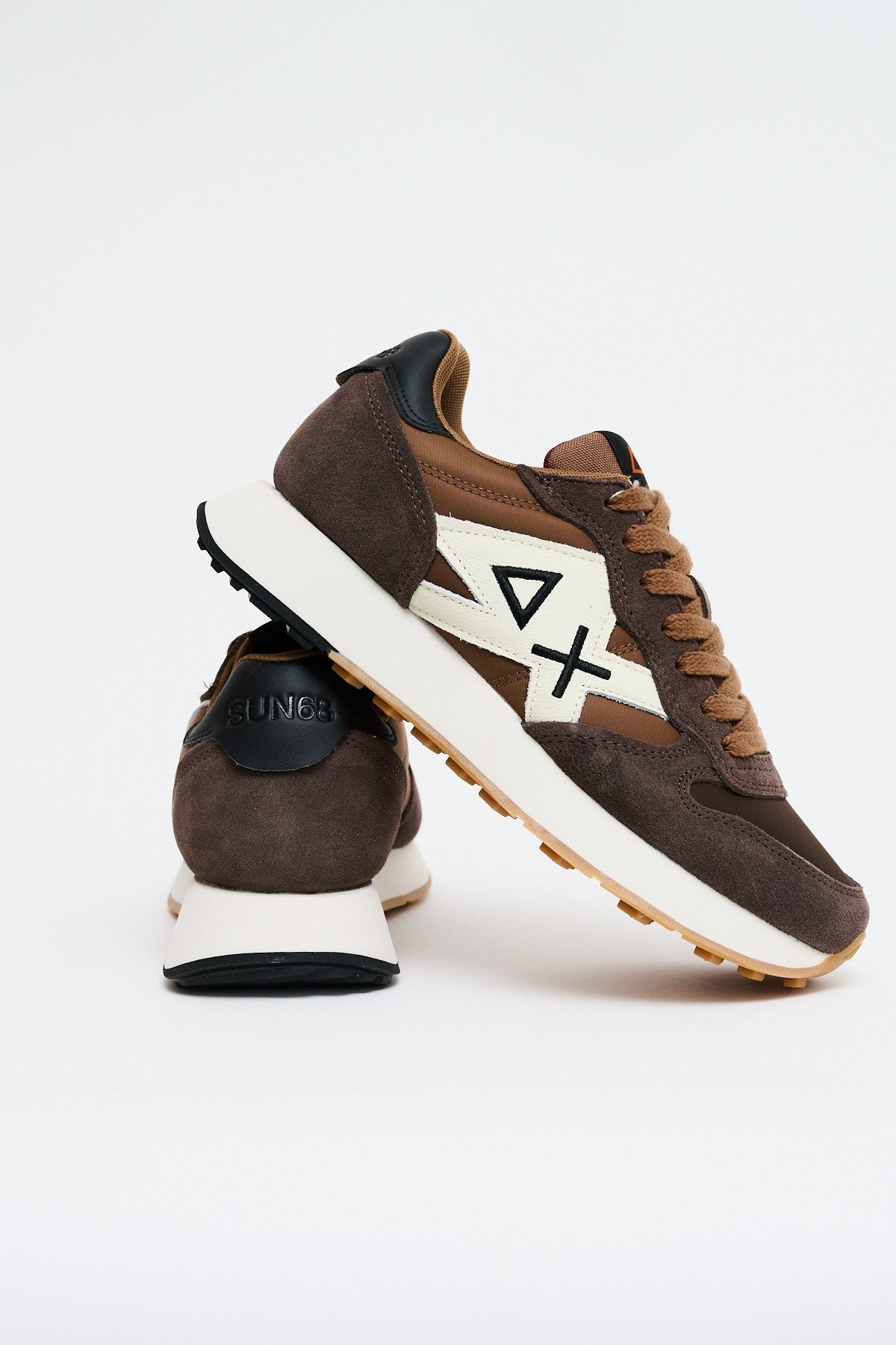 Sneakers Jaki Bicolor Marrone