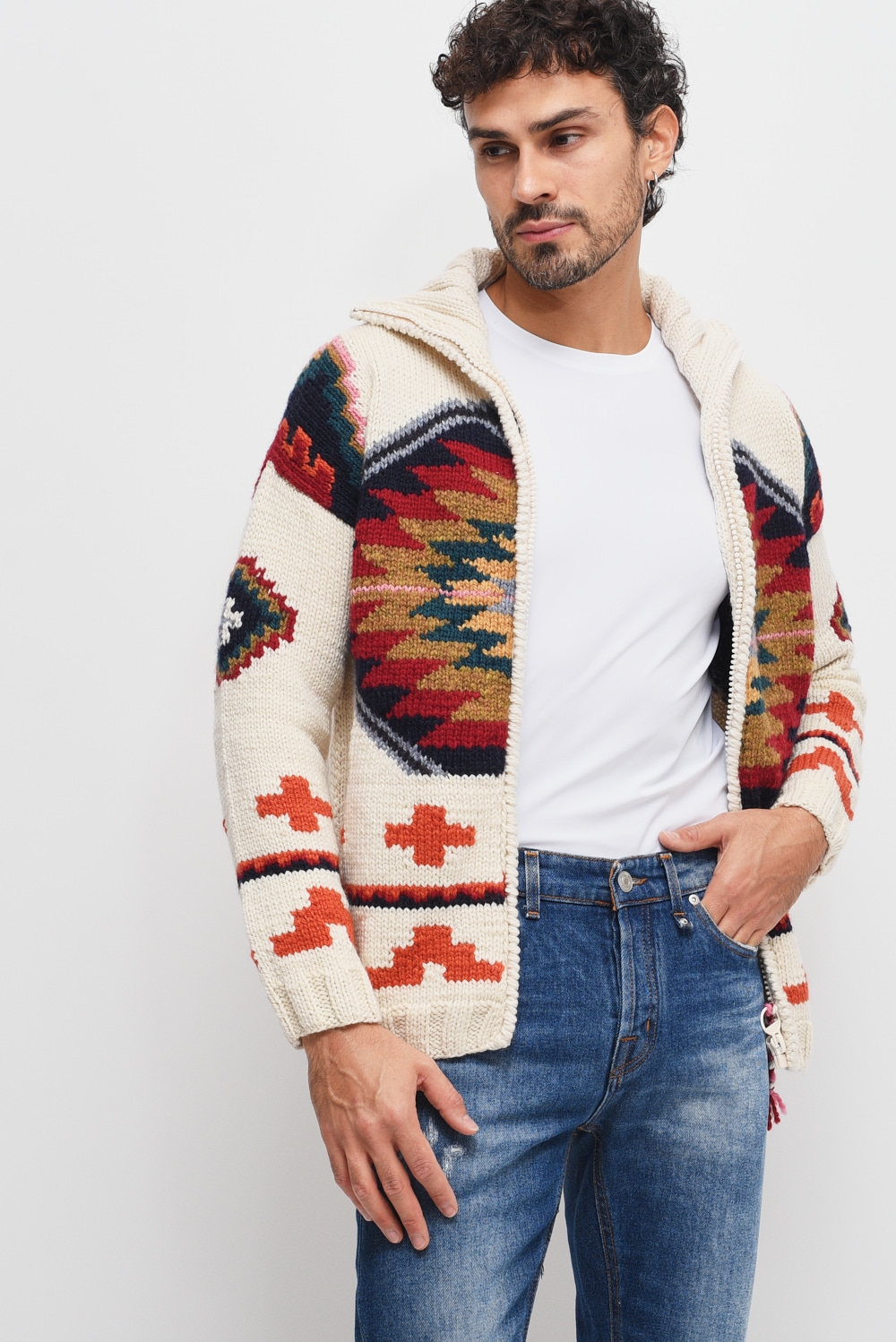 Acquista Cardigan con zip Palo Alto — Solazzi Uomo Italia