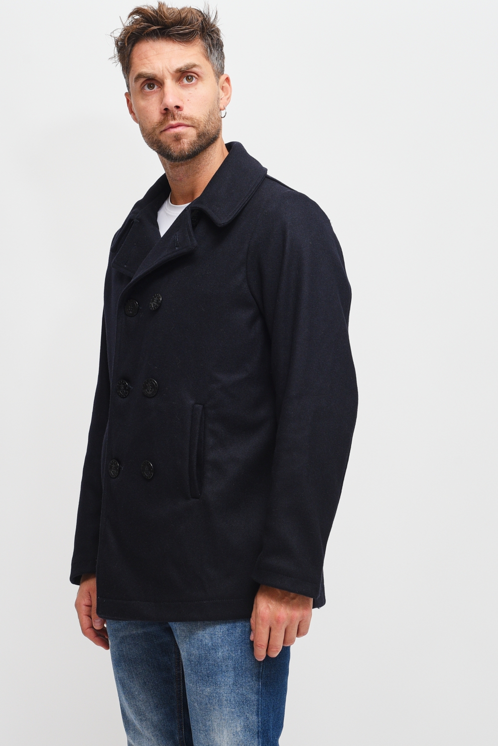 Acquista Giacca Peacoat Solazzi Uomo Italia